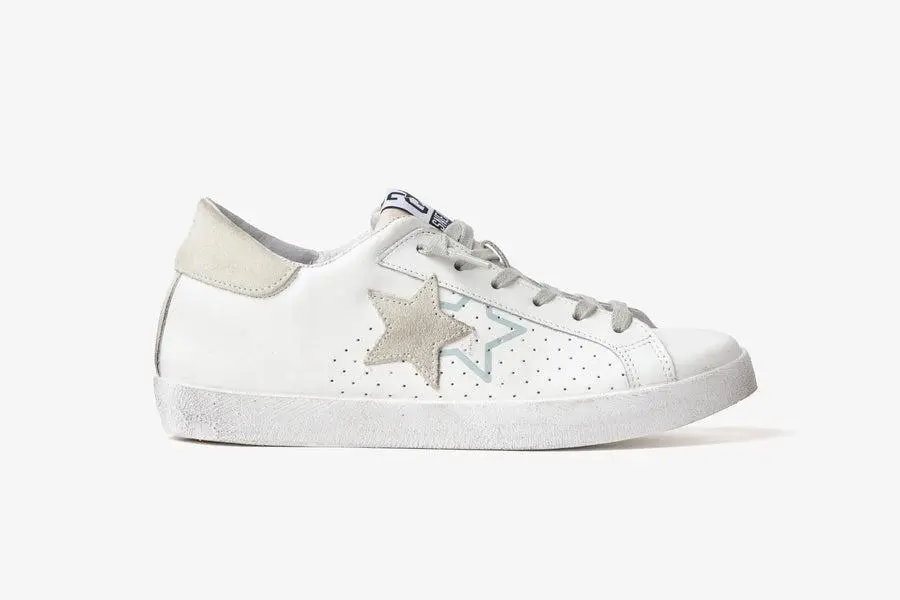 2STAR SNEAKERS PRIME STAR BIANCO/GHIACCIO