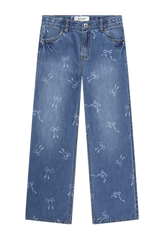 Abercrombie kids Jeans con Decorazioni Effetto Vintage