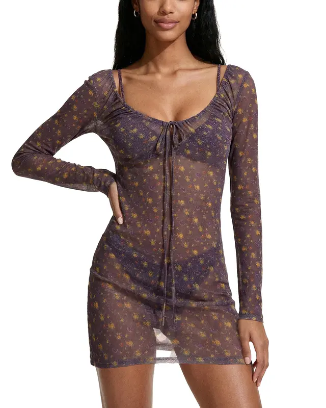 Abito copri costume fantasia viola