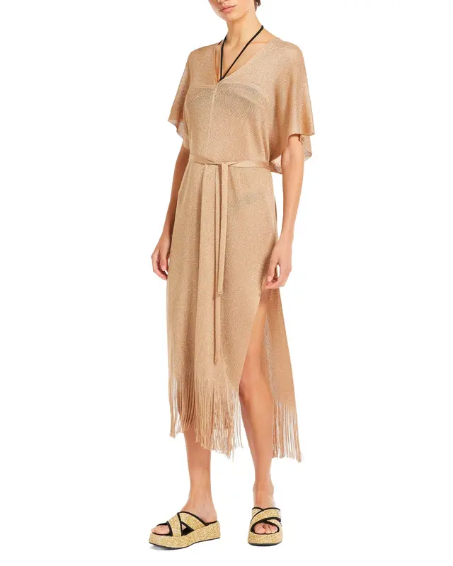 Abito Macao lurex beige