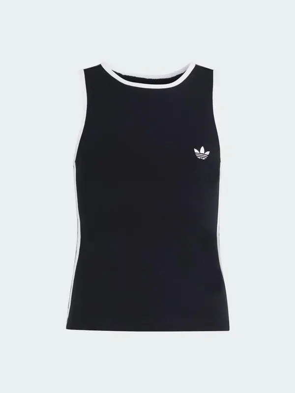 ADIDAS ORIGINALS 3S SL TANK TOP      BLACK/WHITE