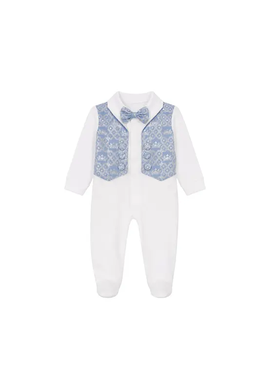 Aletta Tutina Neonato Invernale in Cotone Made in Italy