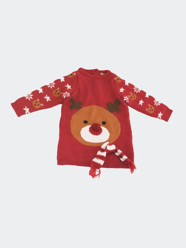 Amore is me Abito in Maglia Jacquard