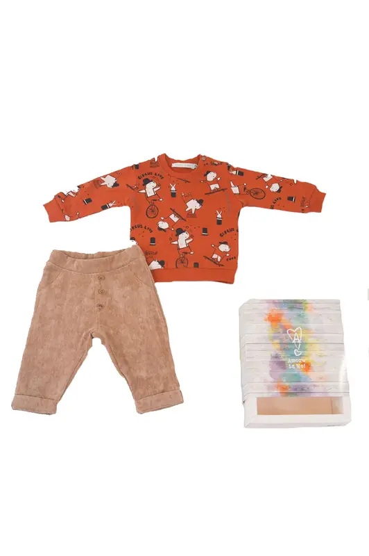 Amore is me Completo Felpa e Pantalone