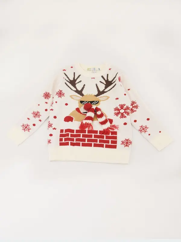 Amore is me Maglia Jacquard Natalizio