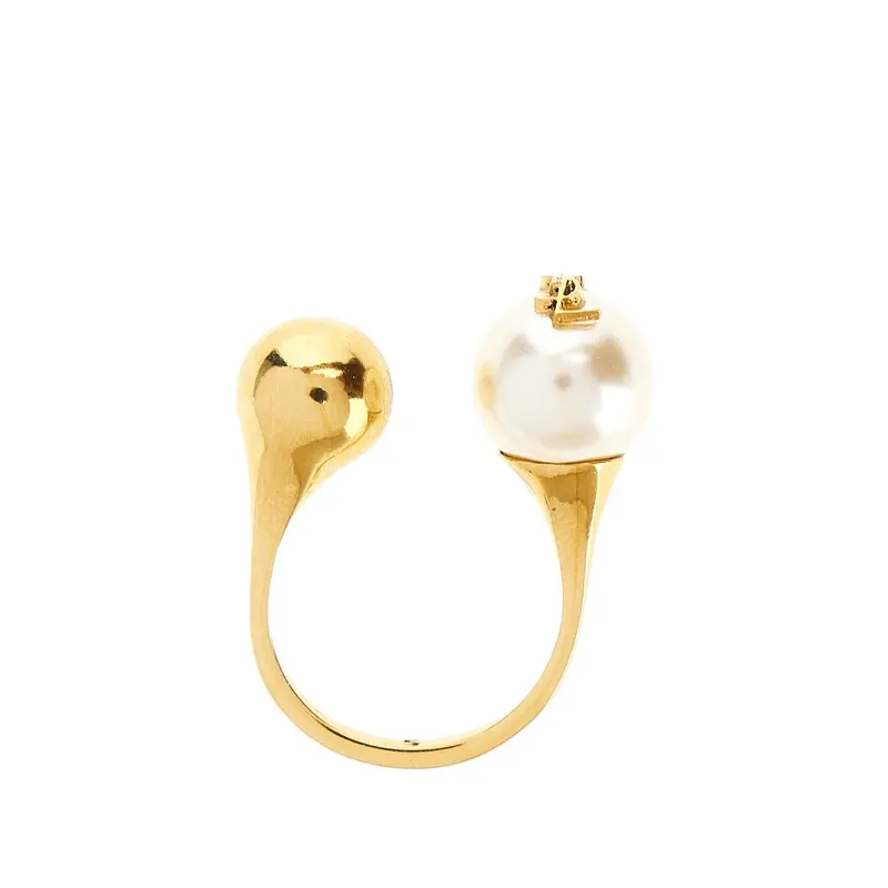 Anello con perla YSL