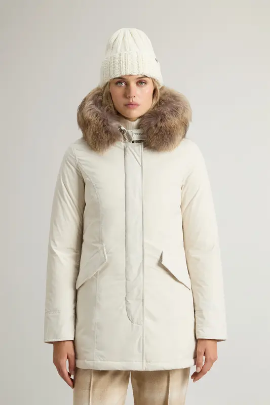 Arctic Parka con Pelliccia Removibile / Avorio