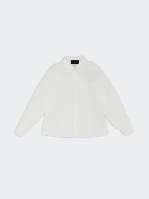 Armani Camicia Manica Lunga con Bottoni Nascosti