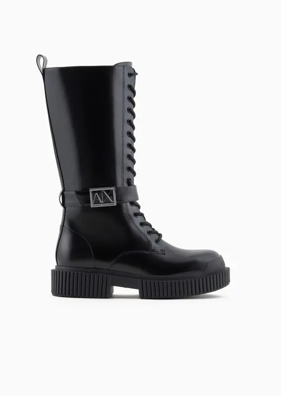 ARMANI EXCHANGE BOOT BRUSHED PU