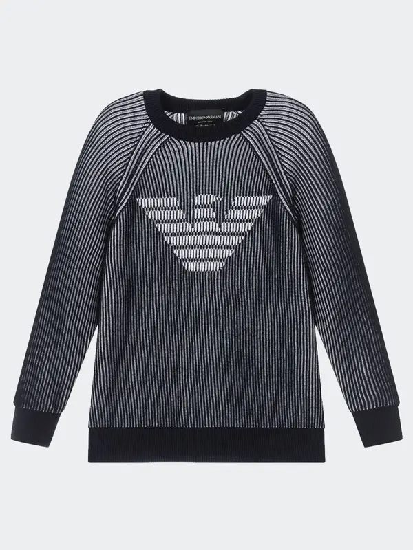 Armani Maglia con Righe Verticali