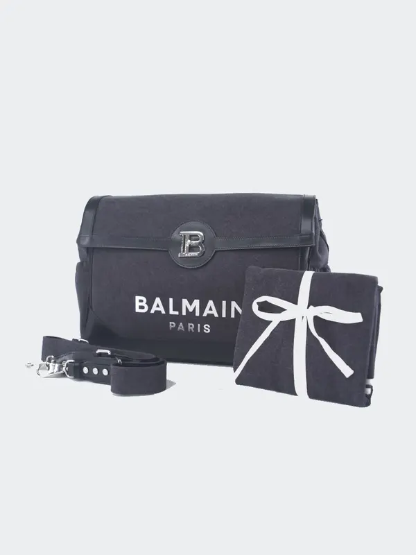 Balmain Borsa con Logo in Evidenza