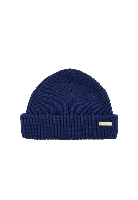 Barbour Cappello A Zuccotto in Maglia Blu