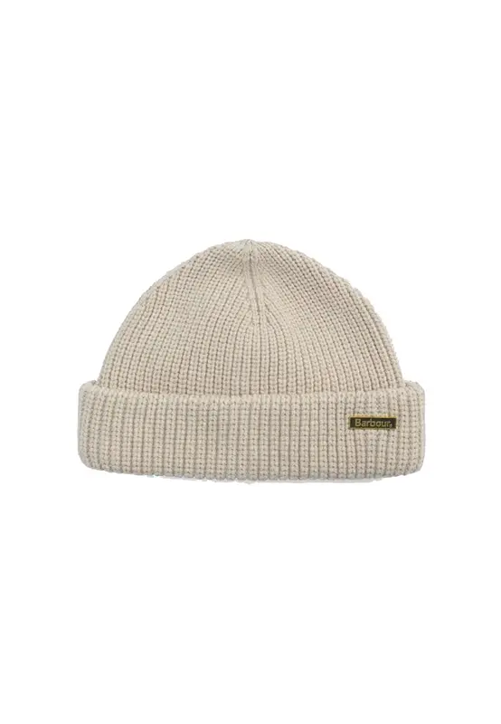 Barbour Cappello A Zuccotto in Maglia Panna