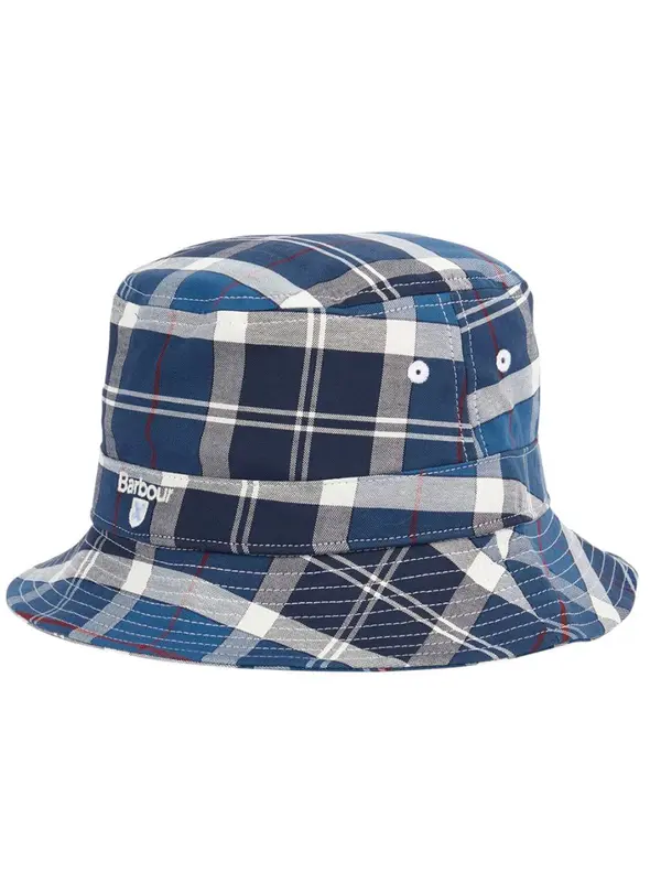 Barbour Cappello Alla Pescatora con Logo Ricamato