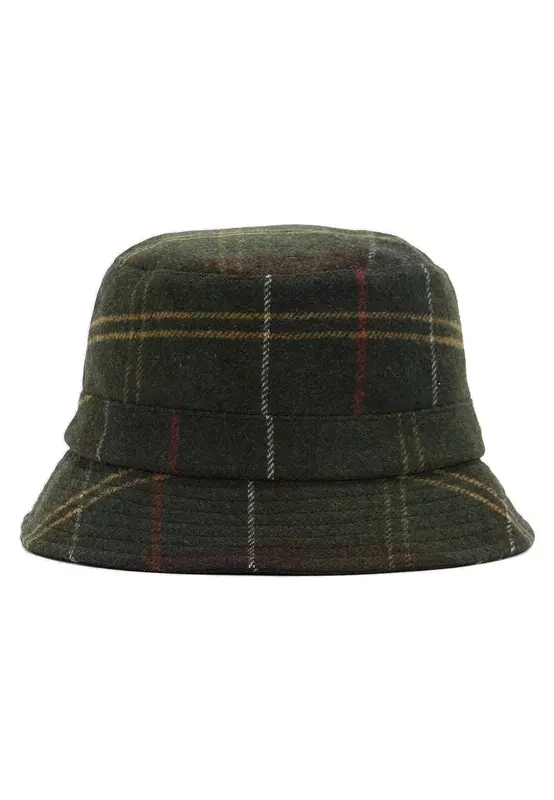 Barbour Cappello Bucket Heidi Tartan Collezione Inverno