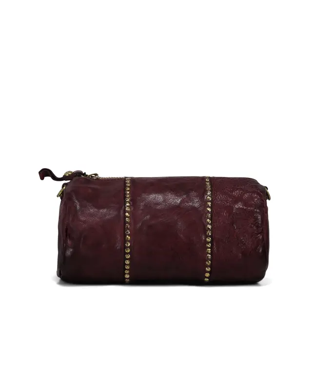 Bauletto grande pelle vinaccia