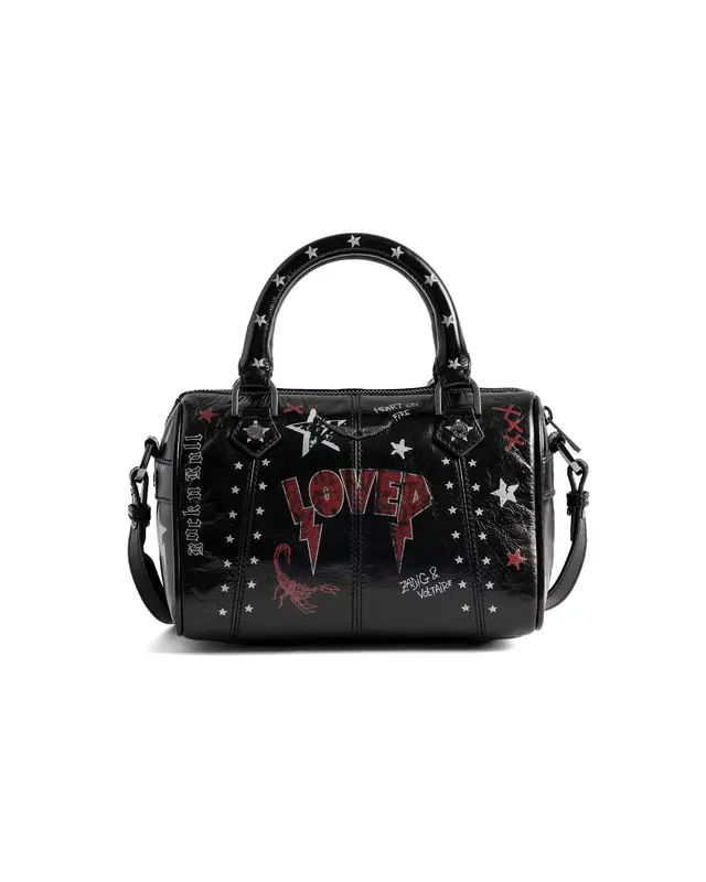 Bauletto XS Sunny Vibe Punk pelle nera