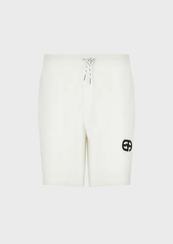 Bermuda Emporio Armani in Jersey / Bianco
