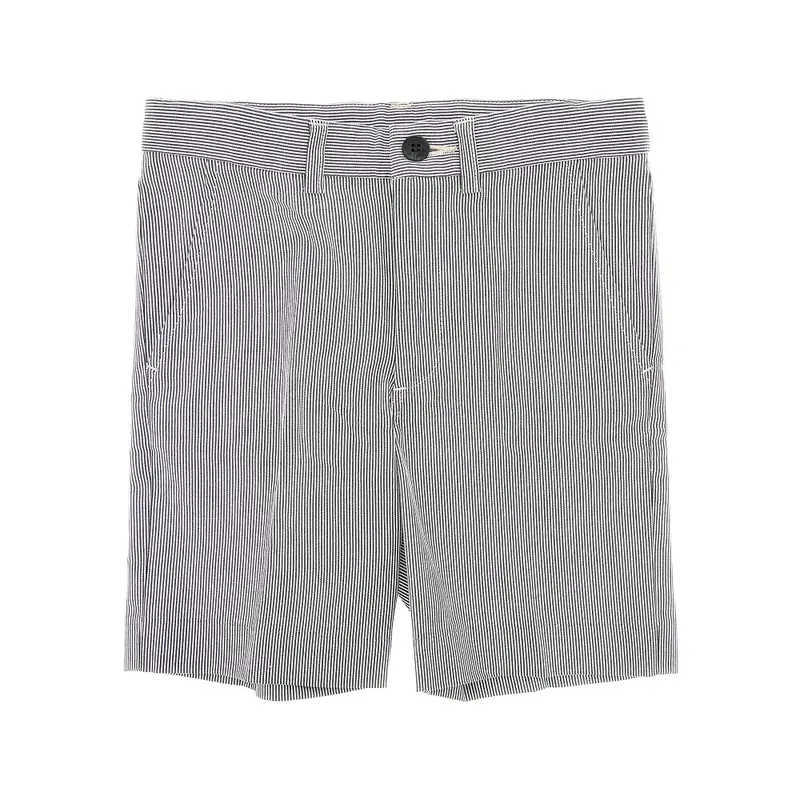 Bermuda in cotone a righe
