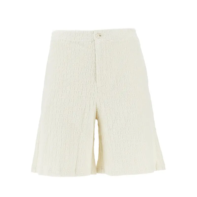 Bermuda in spugna jacquard 'OFF'