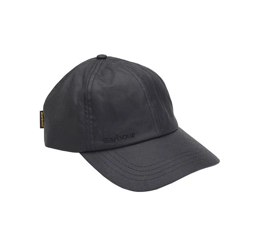 Berretto in cera Barbour / Nero