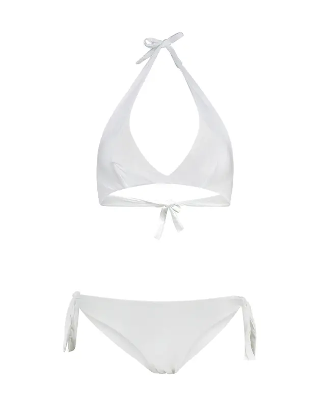 Bikini laccetti bianco