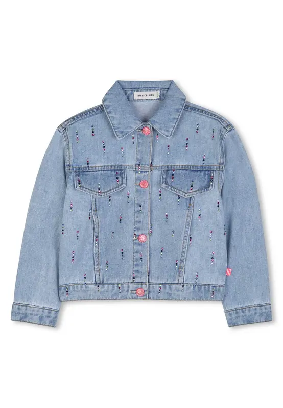 Billieblush Giacca con Borchie Multicolori Bambina