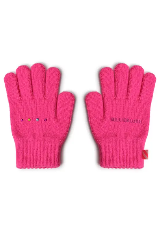 Billieblush Guanti Bambina a Righe Premium di Qualita
