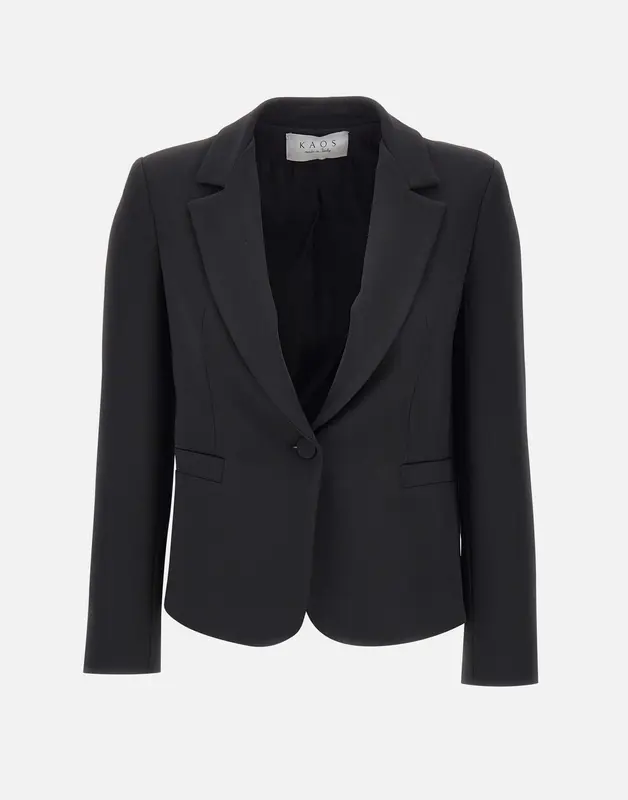 Blazer in crepe
