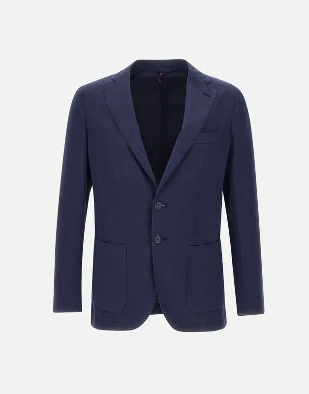 Blazer in misto cotone e mohair