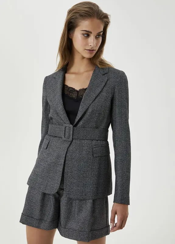 Blazer jacquard / Grigio