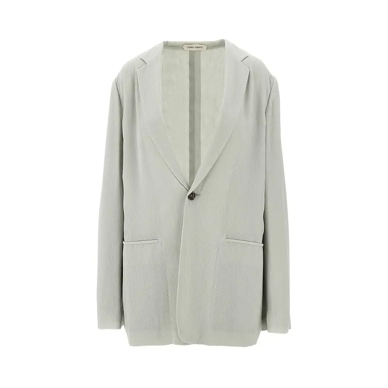 Blazer monopetto in crepe
