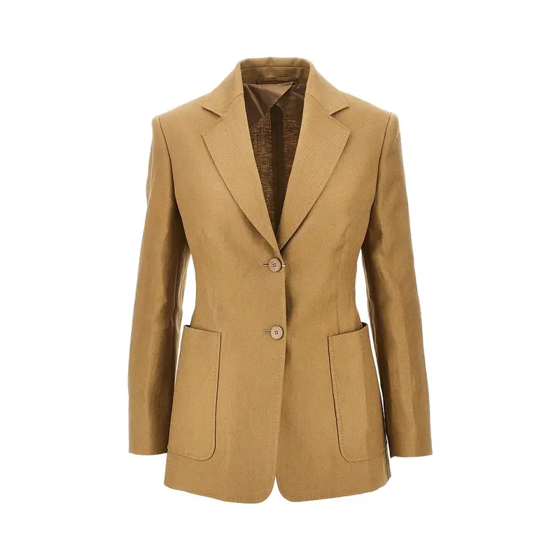 Blazer monopetto in lino