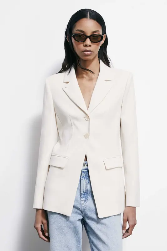 Blazer Slim Sartoriale / Avorio