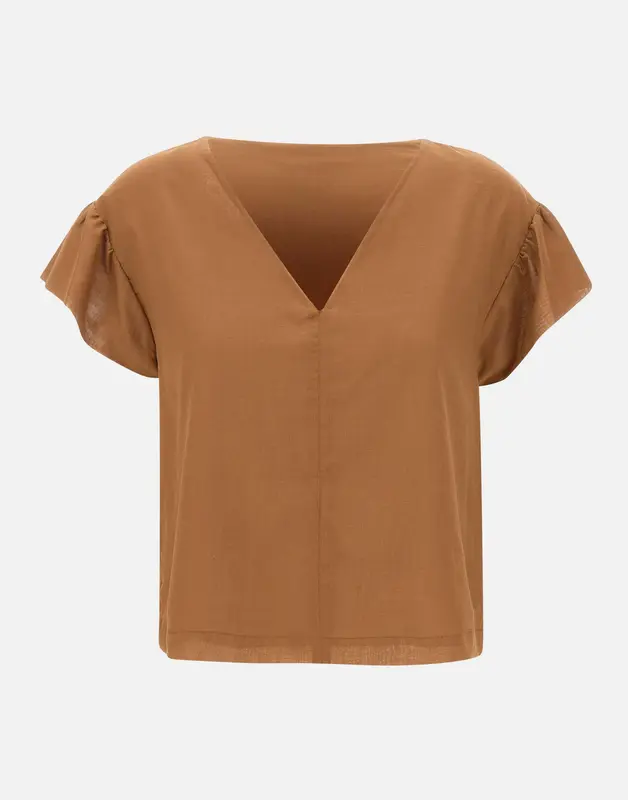 Blusa in mussola di cotone