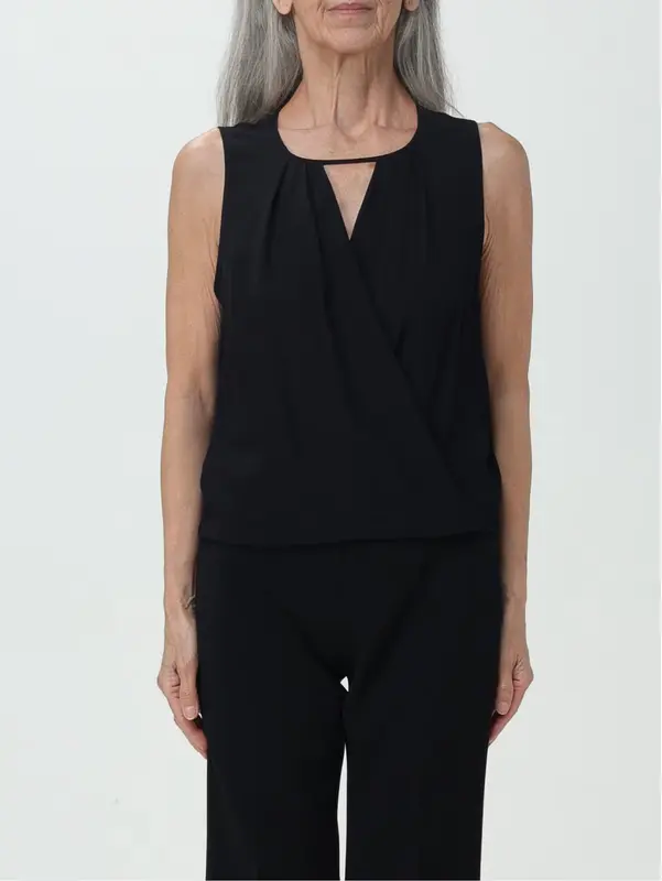 Blusa in Viscosa / Nero