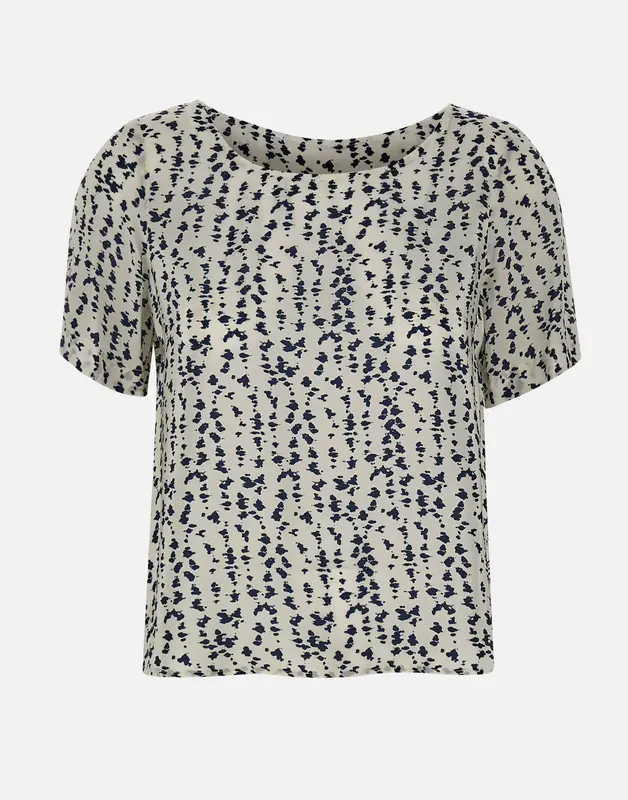 Blusa in viscosa stampata