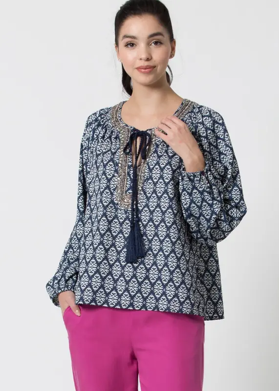 Blusa Kocca a Fantasia / Blu
