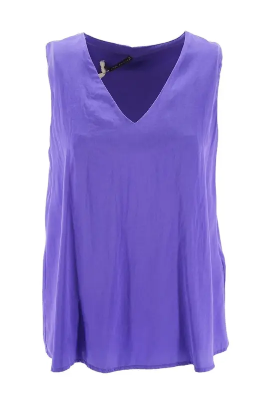 Blusa Manila Grace in Seta / Viola