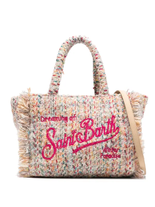 Borsa a Mano Colette con Frange / Beige