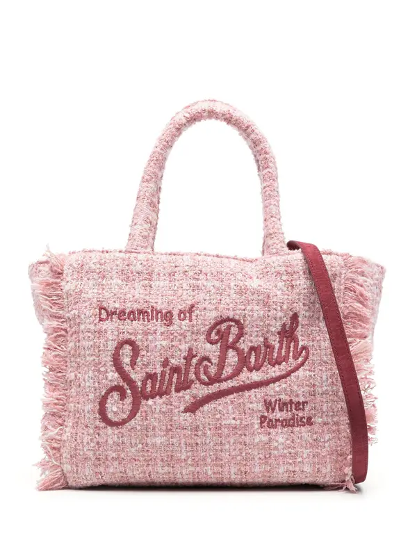 Borsa a Mano Colette con Frange / Rosa