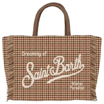 Borsa a Mano Colette in Lana / Marrone