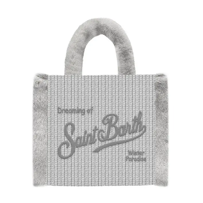 Borsa a Mano Colette Shearling Rib / Grigio