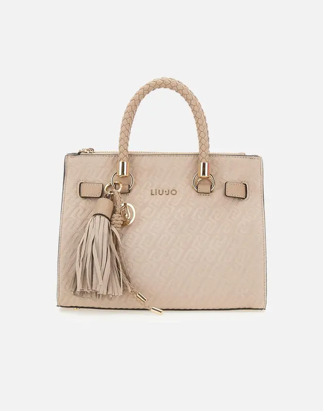 Borsa a mano monogram con charms