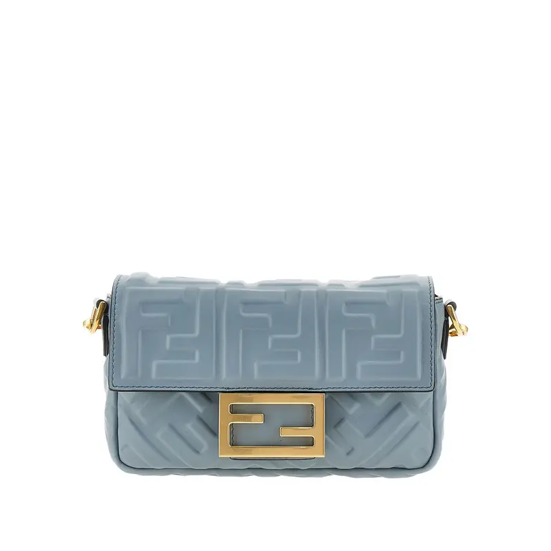 Borsa 'Baguette' mini in nappa FF