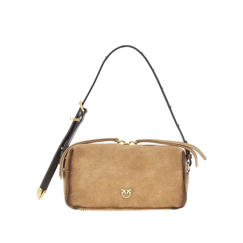 Borsa Bauletto Mini in pelle scamosciata