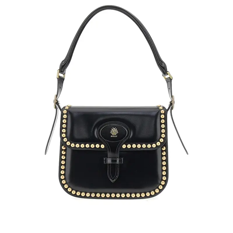 Borsa 'Beckett' in pelle con borchie