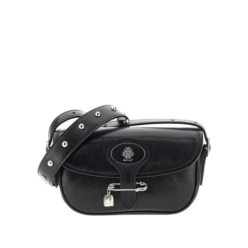 Borsa 'Beckett' mini in pelle con spilla