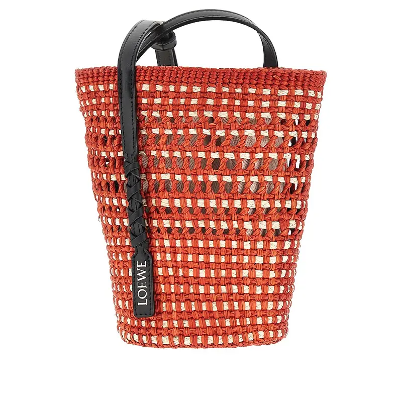 Borsa 'Braid' in palma intrecciata