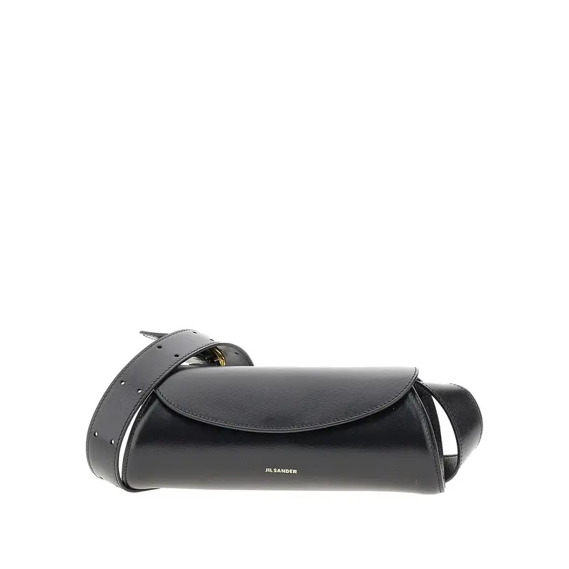 Borsa 'Cannolo' mini in pelle